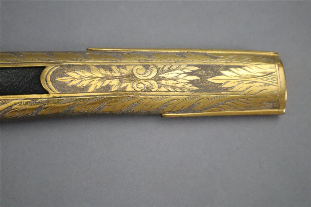 A Victorian 15th King Hussars Levy sword, by Prosser, overall length 36.5in.